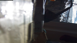 Pohled na jih, hrad Trosky