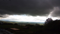 Pohled na jih, hrad Trosky