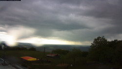 Pohled na jih, hrad Trosky