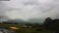 Pohled na jih, hrad Trosky