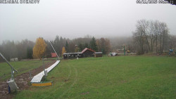 Spodní část sjezdovky