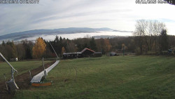 Spodní část sjezdovky