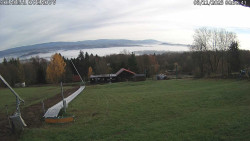 Spodní část sjezdovky