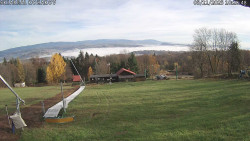 Spodní část sjezdovky