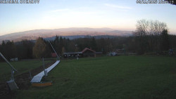 Spodní část sjezdovky