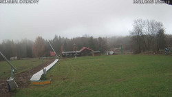 Spodní část sjezdovky