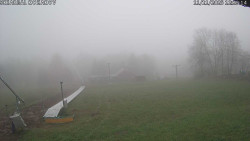 Spodní část sjezdovky