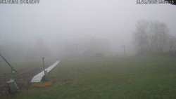 Spodní část sjezdovky