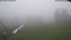 Spodní část sjezdovky