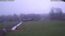 Spodní část sjezdovky