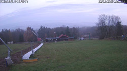 Spodní část sjezdovky