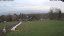 Spodní část sjezdovky