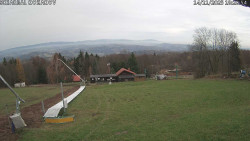 Spodní část sjezdovky