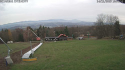 Spodní část sjezdovky