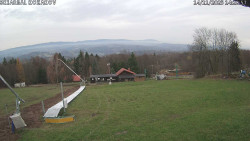 Spodní část sjezdovky