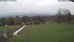 Spodní část sjezdovky