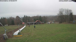 Spodní část sjezdovky