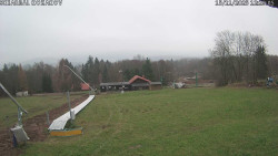 Spodní část sjezdovky