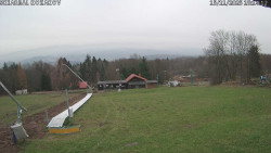 Spodní část sjezdovky