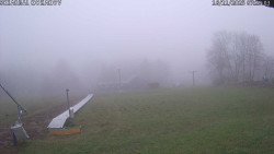 Spodní část sjezdovky