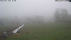 Spodní část sjezdovky