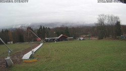 Spodní část sjezdovky