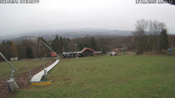 Spodní část sjezdovky