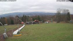 Spodní část sjezdovky