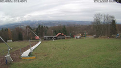 Spodní část sjezdovky