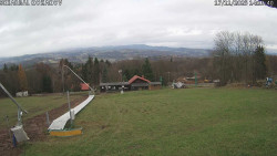 Spodní část sjezdovky