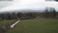 Spodní část sjezdovky