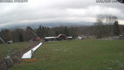 Spodní část sjezdovky