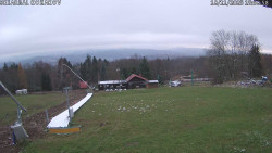 Spodní část sjezdovky