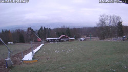 Spodní část sjezdovky