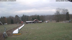 Spodní část sjezdovky