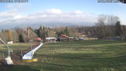 Spodní část sjezdovky