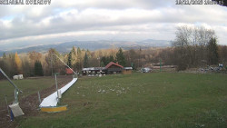 Spodní část sjezdovky