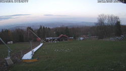 Spodní část sjezdovky