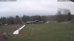 Spodní část sjezdovky