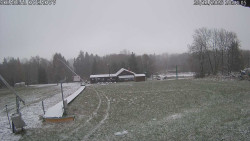 Spodní část sjezdovky