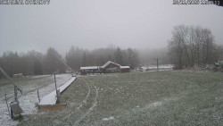 Spodní část sjezdovky