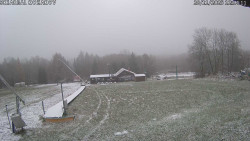 Spodní část sjezdovky