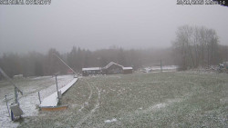 Spodní část sjezdovky