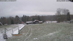 Spodní část sjezdovky