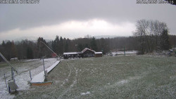 Spodní část sjezdovky