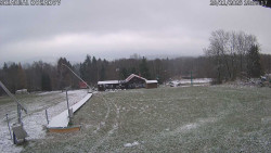 Spodní část sjezdovky