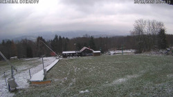 Spodní část sjezdovky