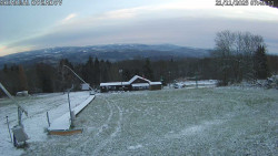 Spodní část sjezdovky