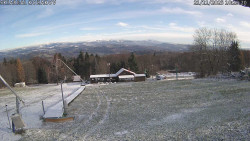 Spodní část sjezdovky