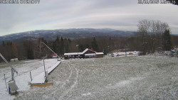 Spodní část sjezdovky